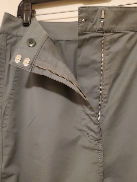 Tibi Garment Dyed Silky Cotton Sid Pants Size 29 Green Limestone - Picture 7 of 16